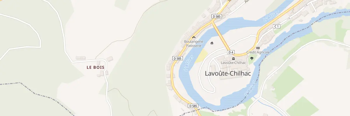 Plan du 5187 Le Bourg à Lavoûte-Chilhac