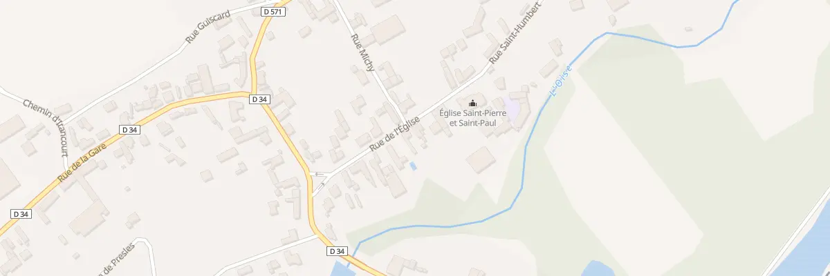 Plan du 14 Rue de l’Eglise à Mézières-sur-Oise