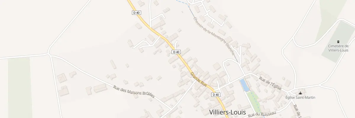 Plan du 35 Grande Rue à Villiers-Louis