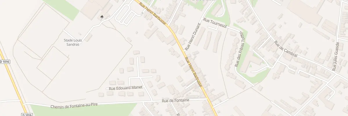 Plan du 199 Rue Henri Barbusse à Caudry