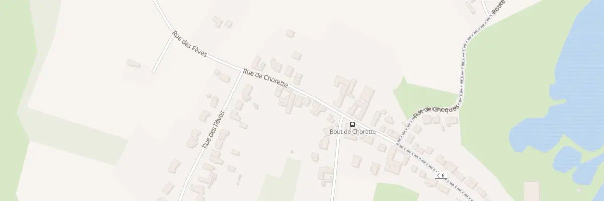 Plan du 1947 Rue de Chorette à Lecelles