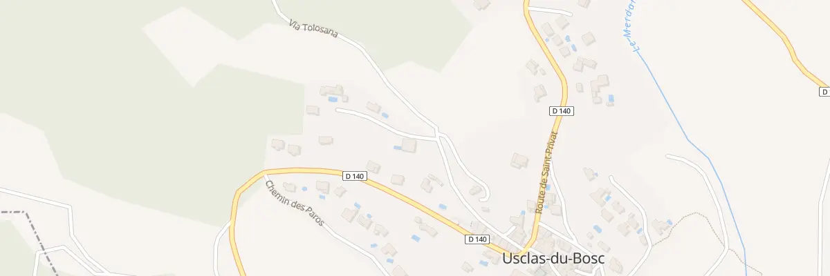 Plan du 7 Rue de la Vierge à Usclas-du-Bosc