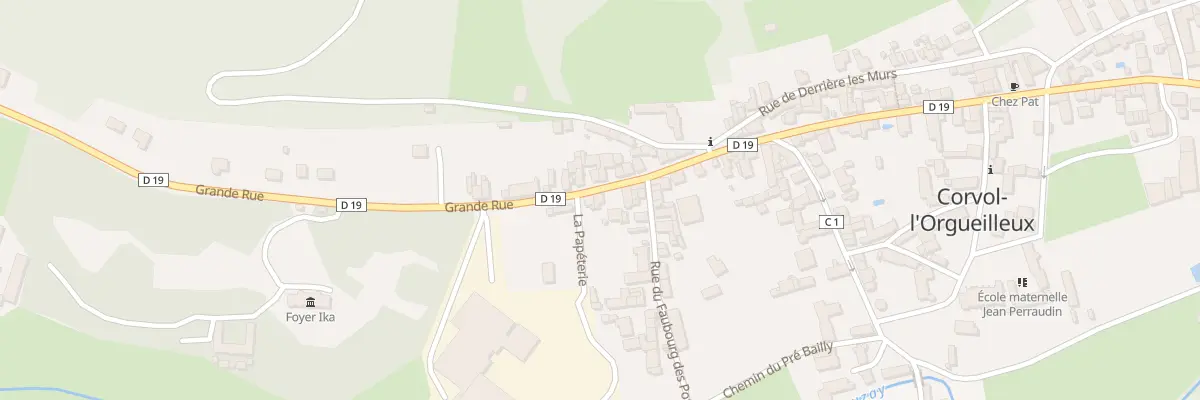 Plan du 55 Grande Rue à Corvol-l’Orgueilleux