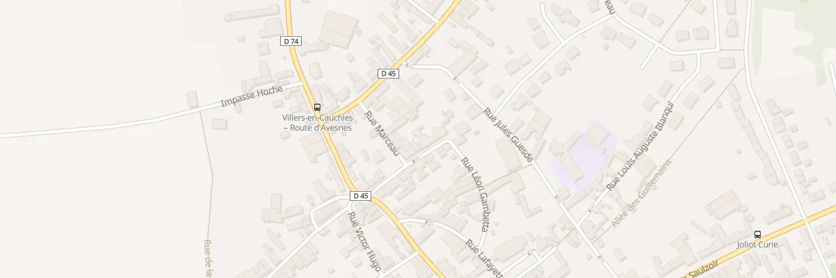 Plan du 13 Rue Leon Gambetta à Villers-en-Cauchies