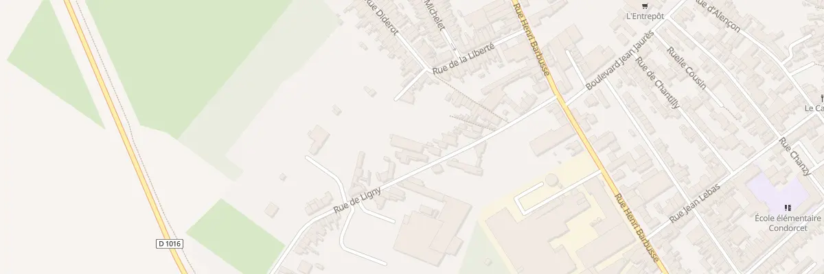 Plan du 24 Rue de Ligny à Caudry