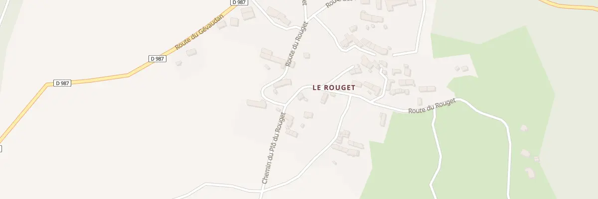 Plan du 10 Rte du Rouget à Saint-Alban-sur-Limagnole
