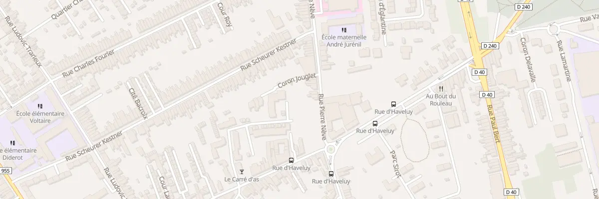 Plan du 301F Rue Pierre Nève à Denain