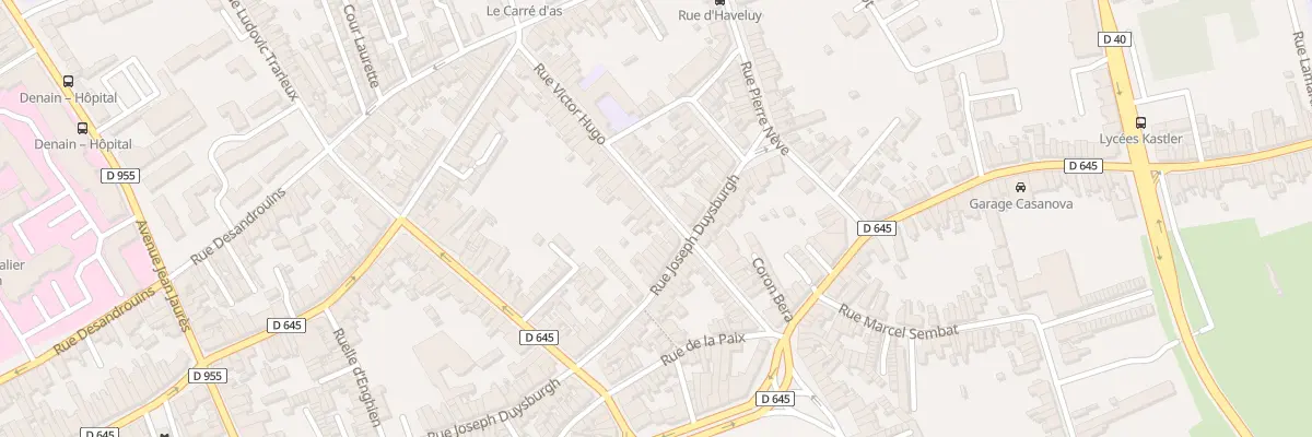 Plan du 27 Rue Victor Hugo à Denain