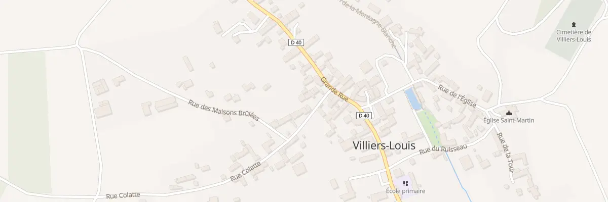 Plan du 6 Rue Colatte à Villiers-Louis