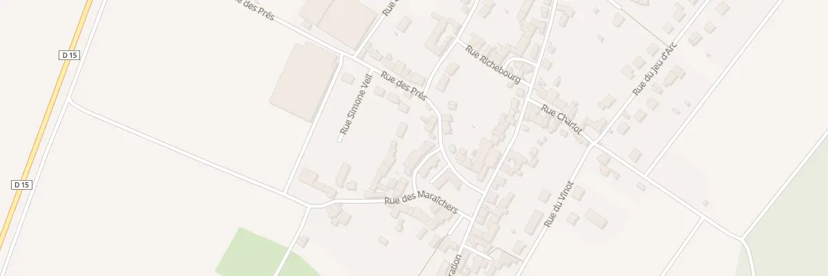 Plan du 1 Rue des Prés à Nogentel