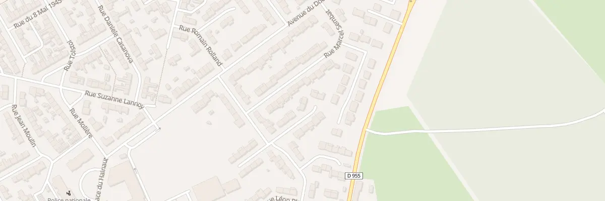 Plan du 24 Rue Léon Blum à Douchy-les-Mines
