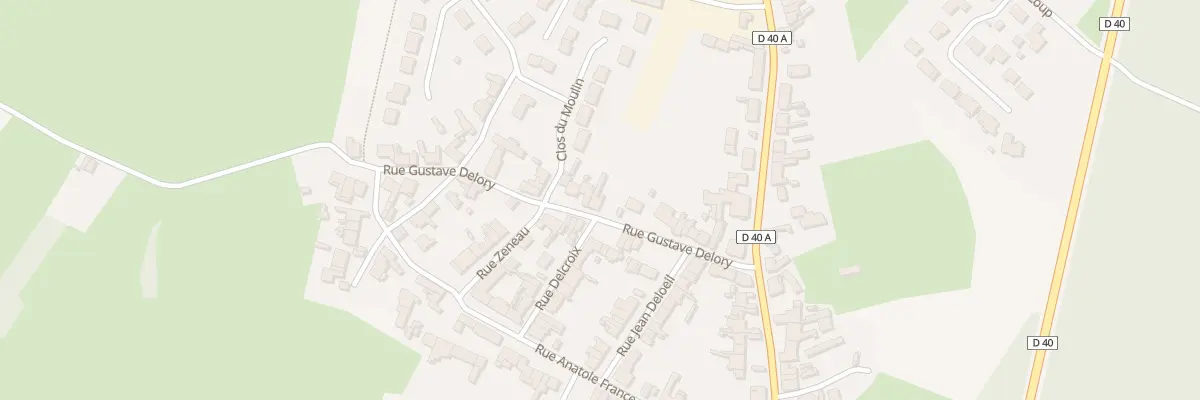 Plan du 12 Rue Gustave Delory à Hasnon