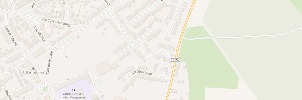 Plan du 44 Rue Léon Blum à Douchy-les-Mines