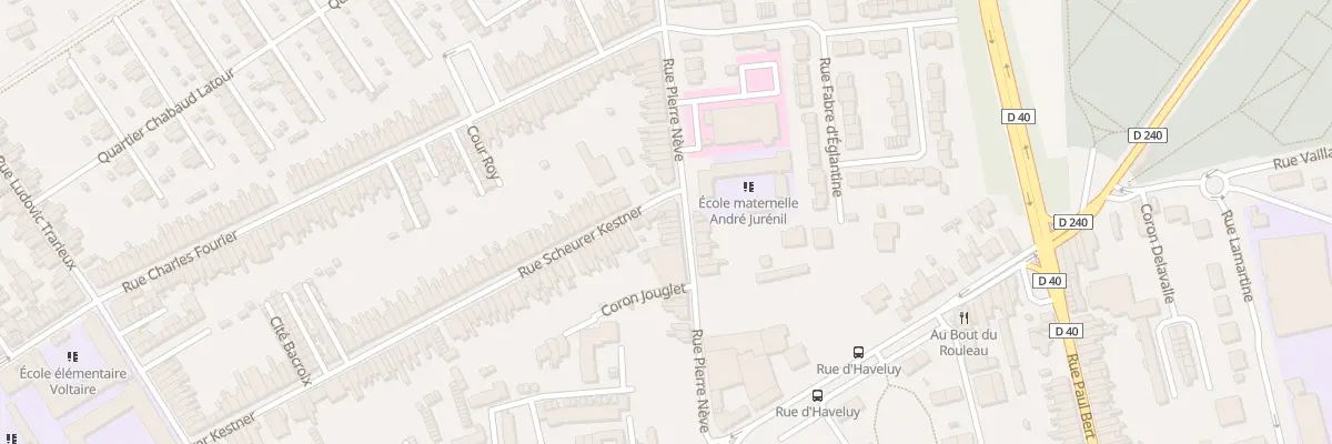 Plan du 405 Rue Pierre Nève à Denain