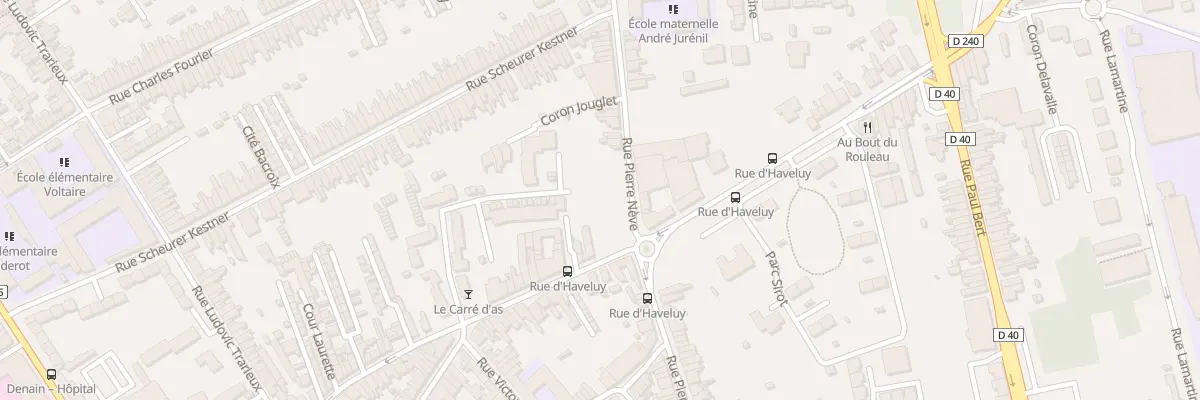 Plan du 279 Rue Pierre Nève à Denain