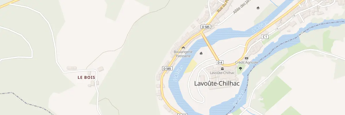 Plan du 5183 Le Bourg à Lavoûte-Chilhac