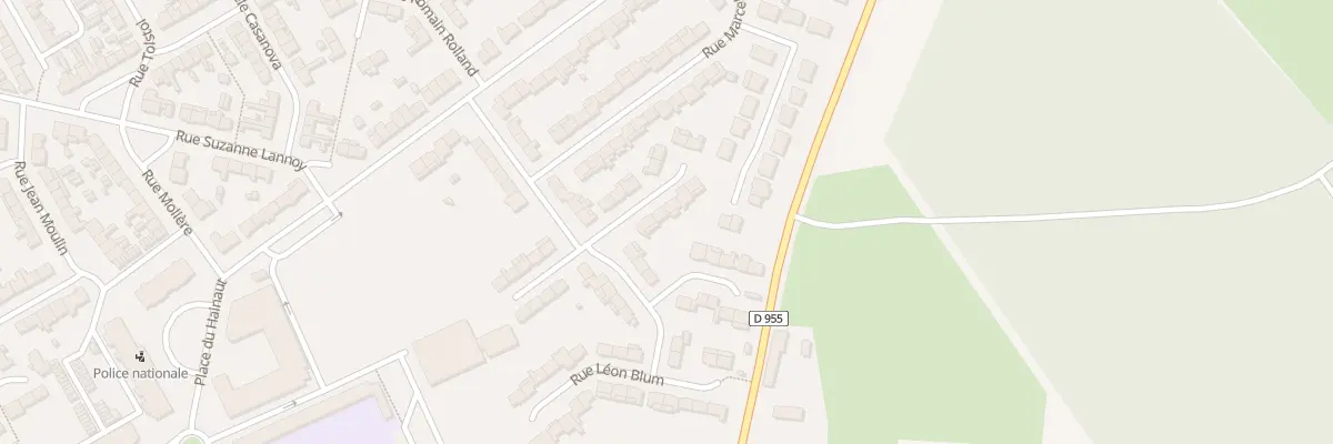 Plan du 36 Rue Léon Blum à Douchy-les-Mines