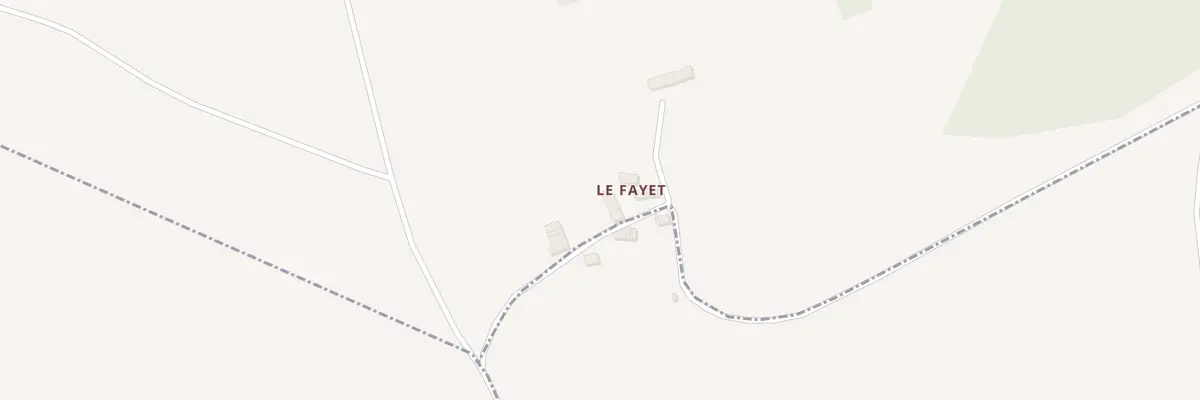 Plan du 2 Le Fayet à Essises