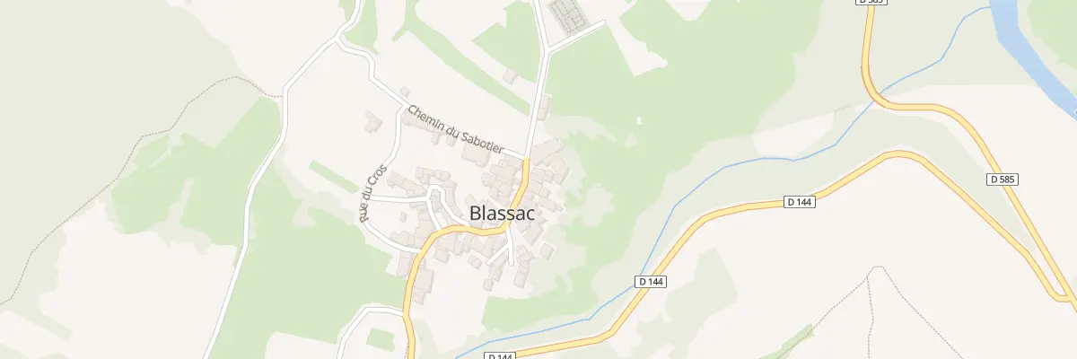 Plan du 46 Rue Saint- Roch à Blassac