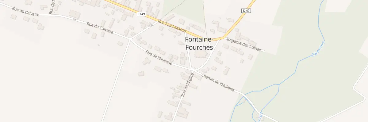 Plan du 1B Rue de l’Eglise à Fontaine-Fourches