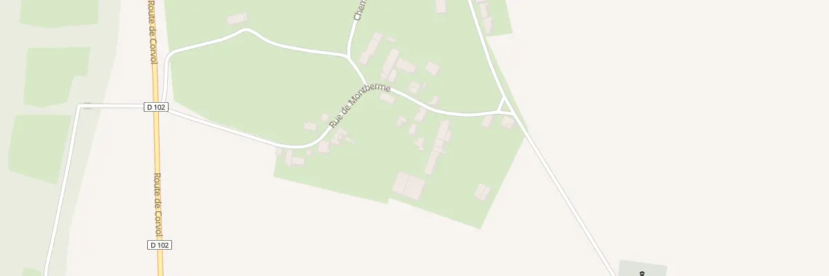 Plan du 7 Rue de Mont Berme à Chazeuil