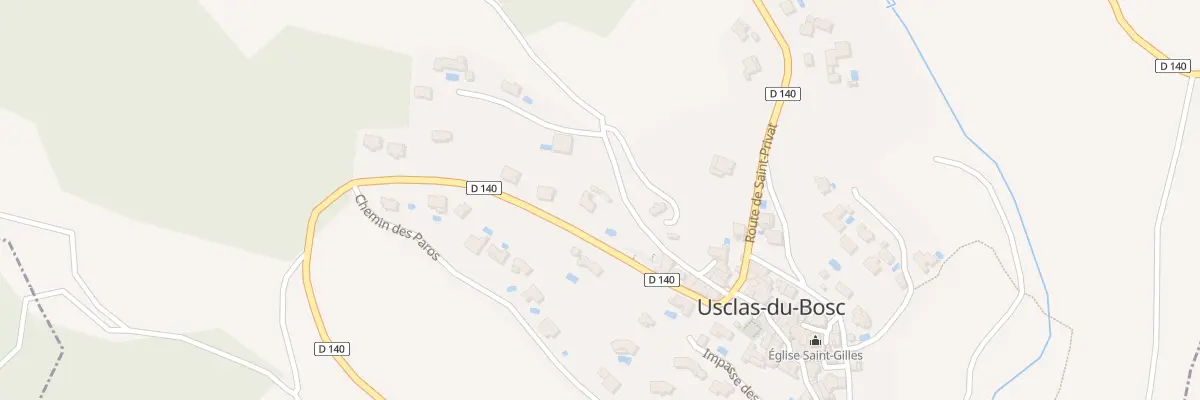 Plan du 5 Rue de la Vierge à Usclas-du-Bosc