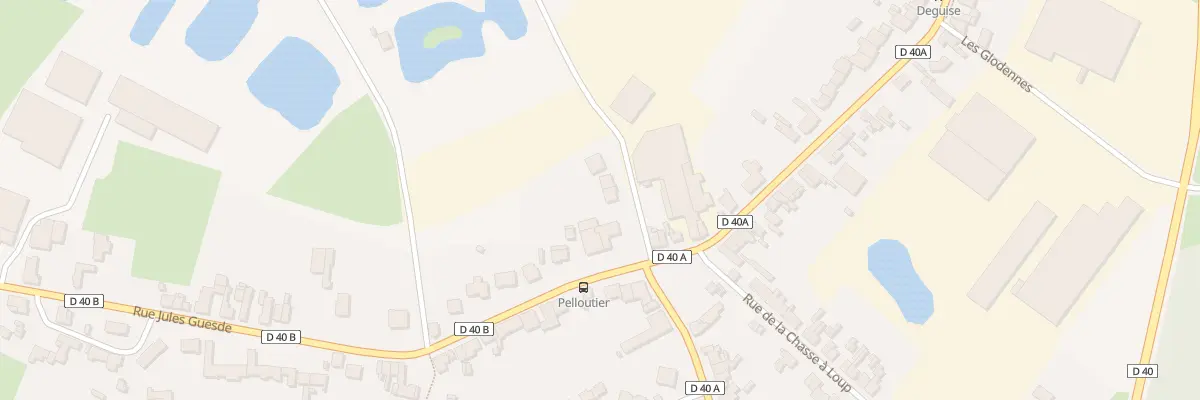 Plan du 1 Rue Jules Guesde à Hasnon