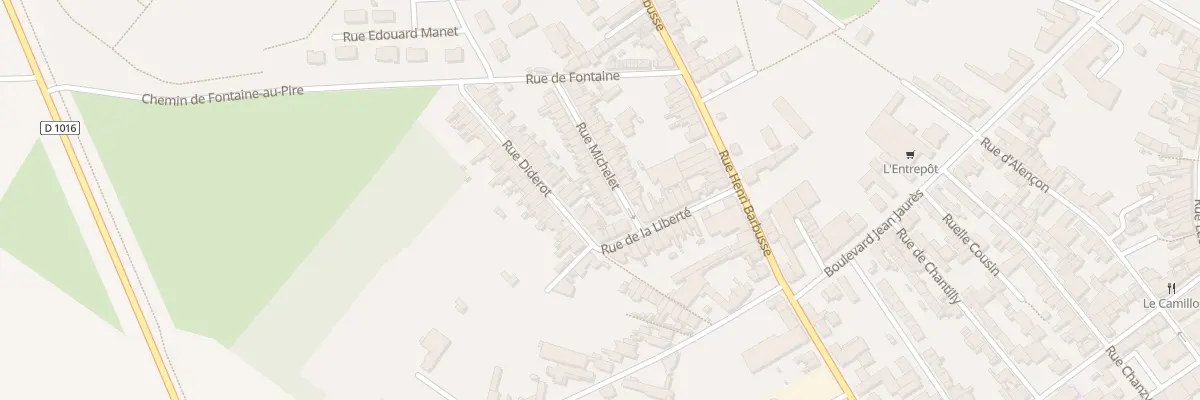 Plan du 5 Rue Michelet à Caudry