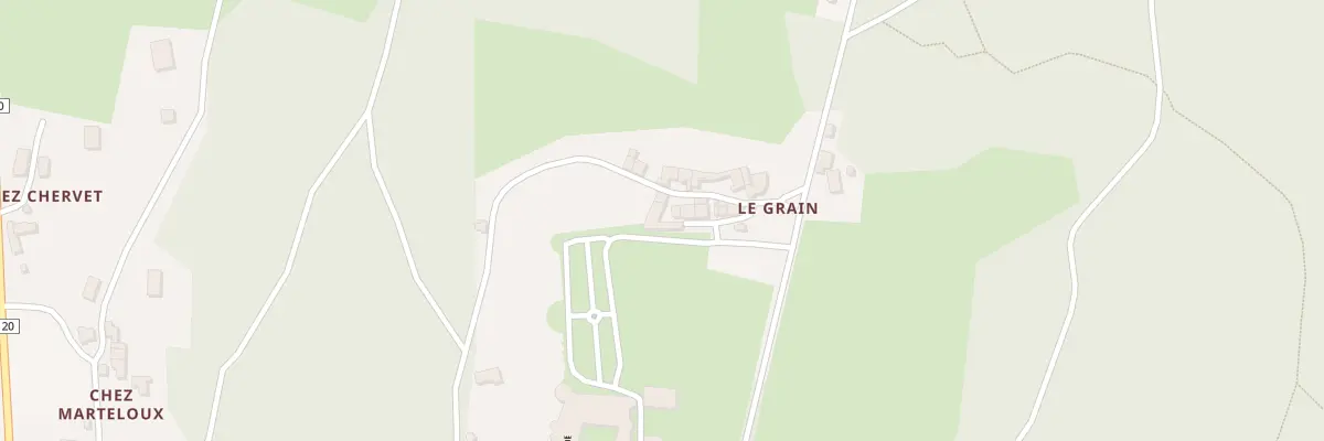 Plan du 8 Le Grain à Ravel