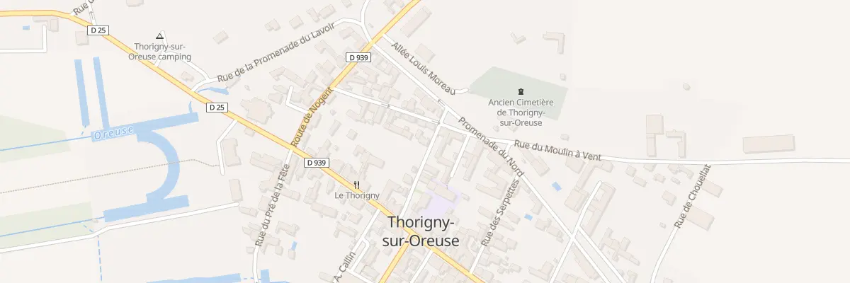 Plan du 2 Rle de la Croix Blanche à Thorigny-sur-Oreuse