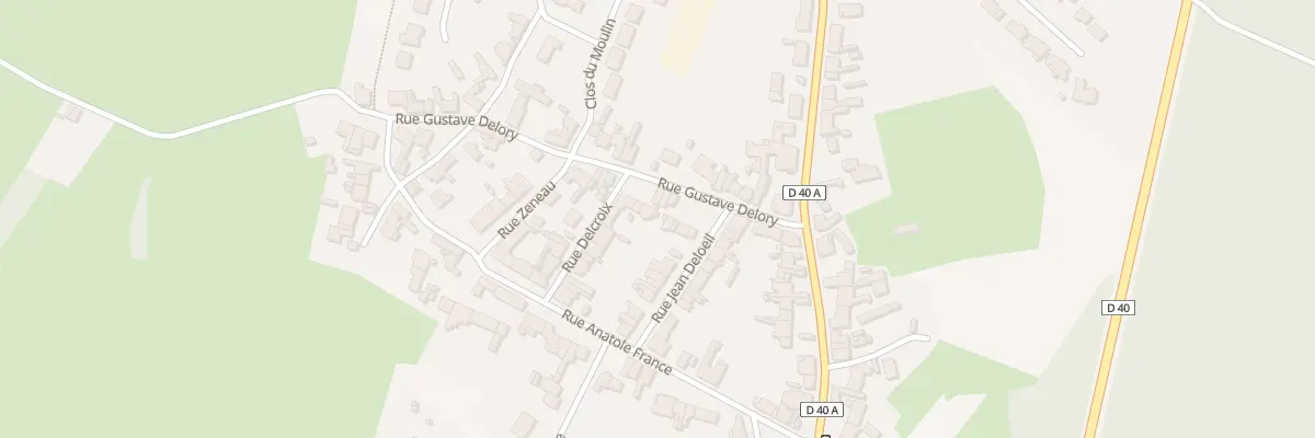 Plan du 9 Rue Gustave Delory à Hasnon