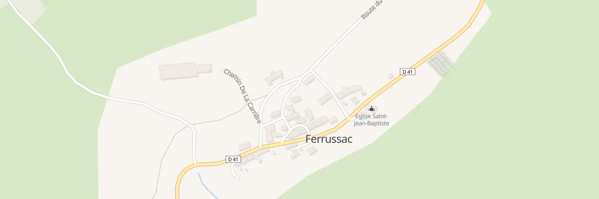 Plan du 5014 Le Bourg à Ferrussac