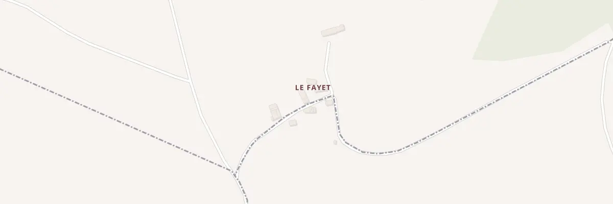 Plan du 4 Le Fayet à Essises
