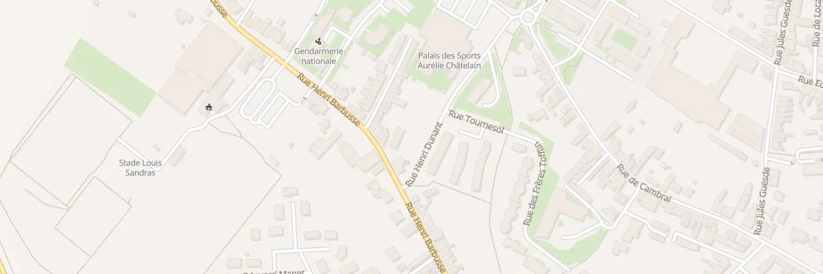 Plan du 218 Rue Henri Barbusse à Caudry