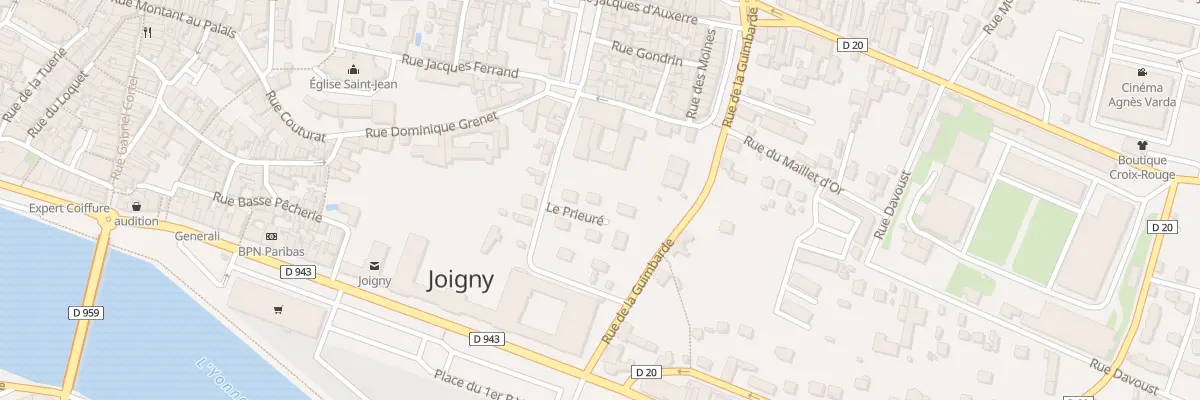 Plan du 3 Le Prieure à Joigny