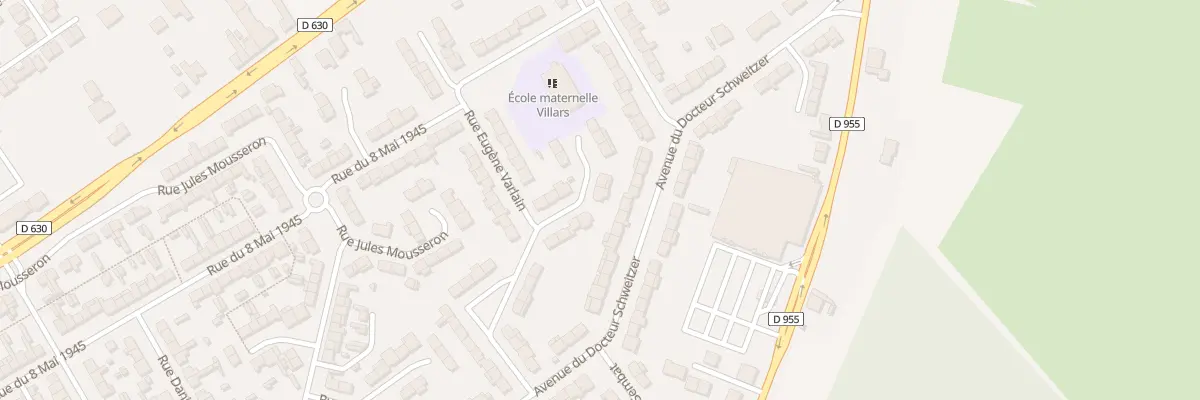 Plan du 25 Rue Eugène Varlain à Douchy-les-Mines
