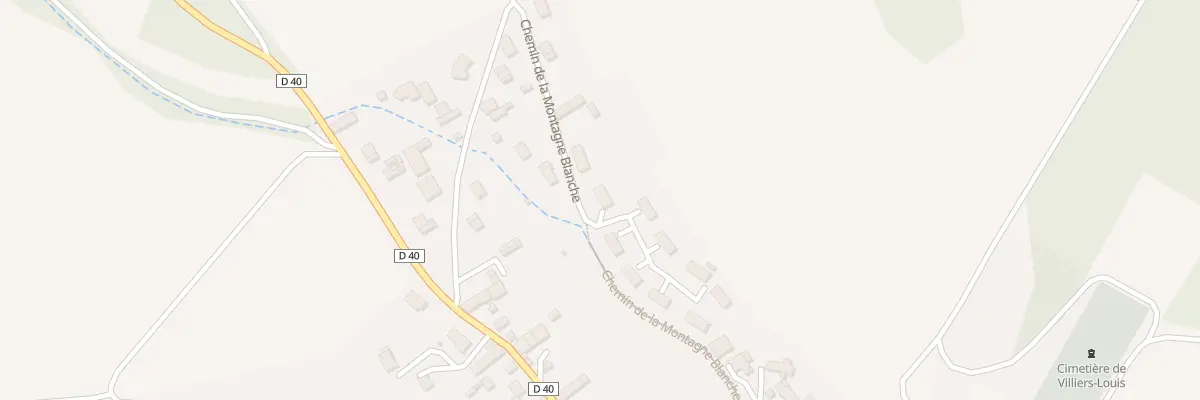 Plan du 1 Rue des Chaumes à Villiers-Louis