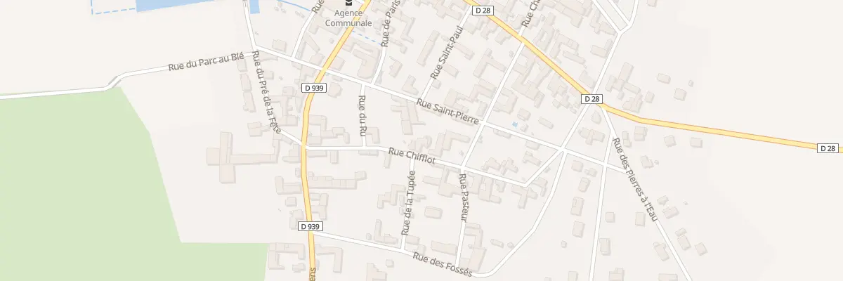 Plan du 8 Rue Chifflot à Thorigny-sur-Oreuse