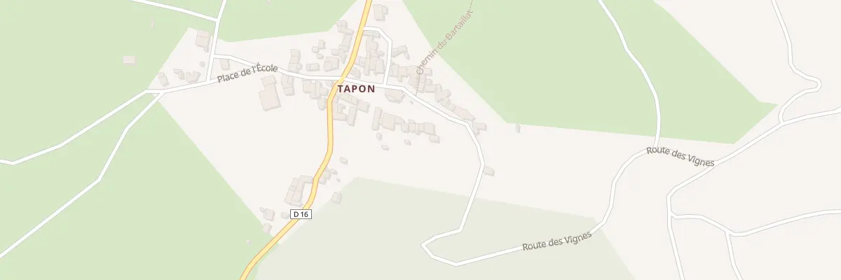 Plan du 5176 Tapon à Saint-Ilpize