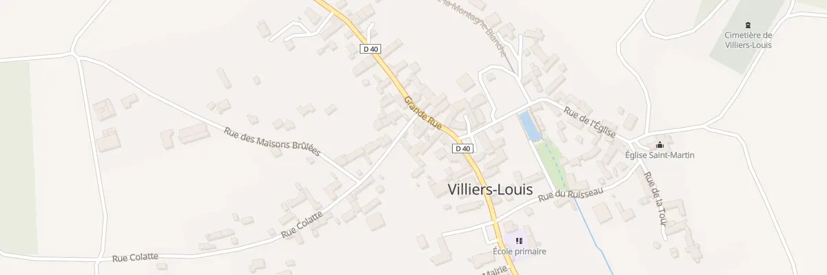 Plan du 1 Rue Colatte à Villiers-Louis