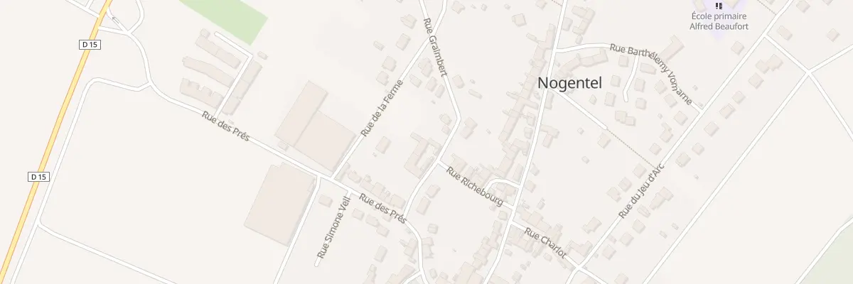 Plan du 14 Rue Graimbert à Nogentel