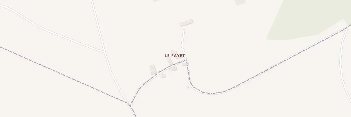 Plan du 6 Le Fayet à Essises