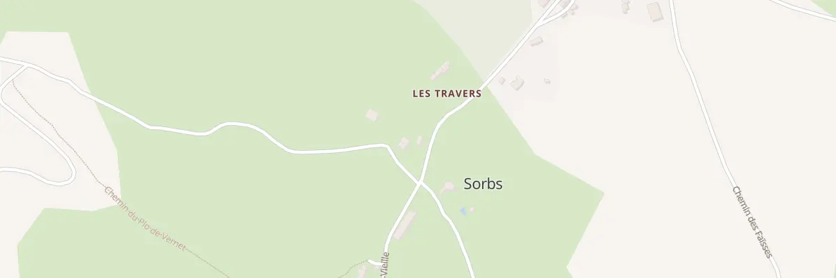 Plan du 5068F Les Travers à Sorbs