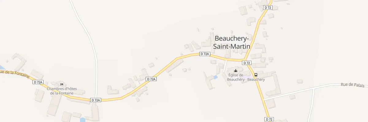Plan du 9 Rue de la Fontaine à Beauchery-Saint-Martin