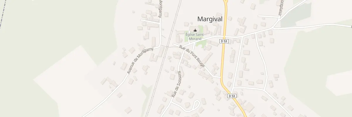 Plan du 1 Rue de Soissons à Margival