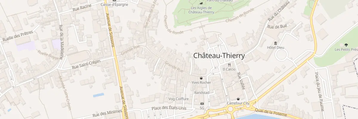 Plan du 31 Grande Rue à Château-Thierry