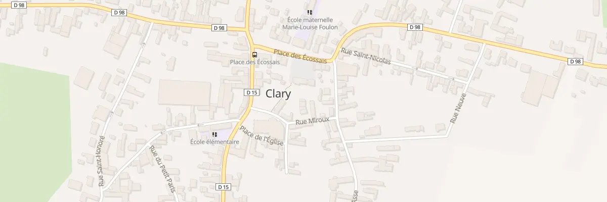 Plan du 7 Rue Miroux à Clary