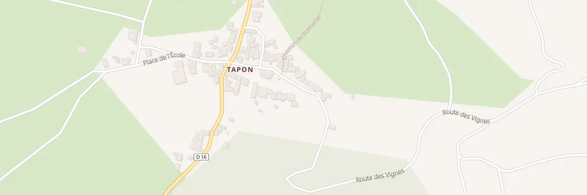 Plan du 5165 Tapon à Saint-Ilpize