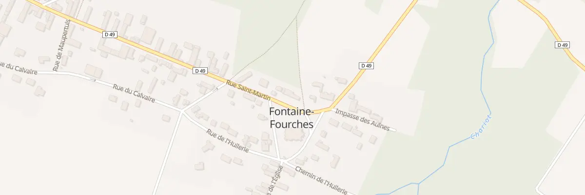 Plan du 61 Rue Saint Martin à Fontaine-Fourches
