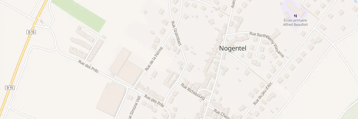 Plan du 12 Rue Graimbert à Nogentel